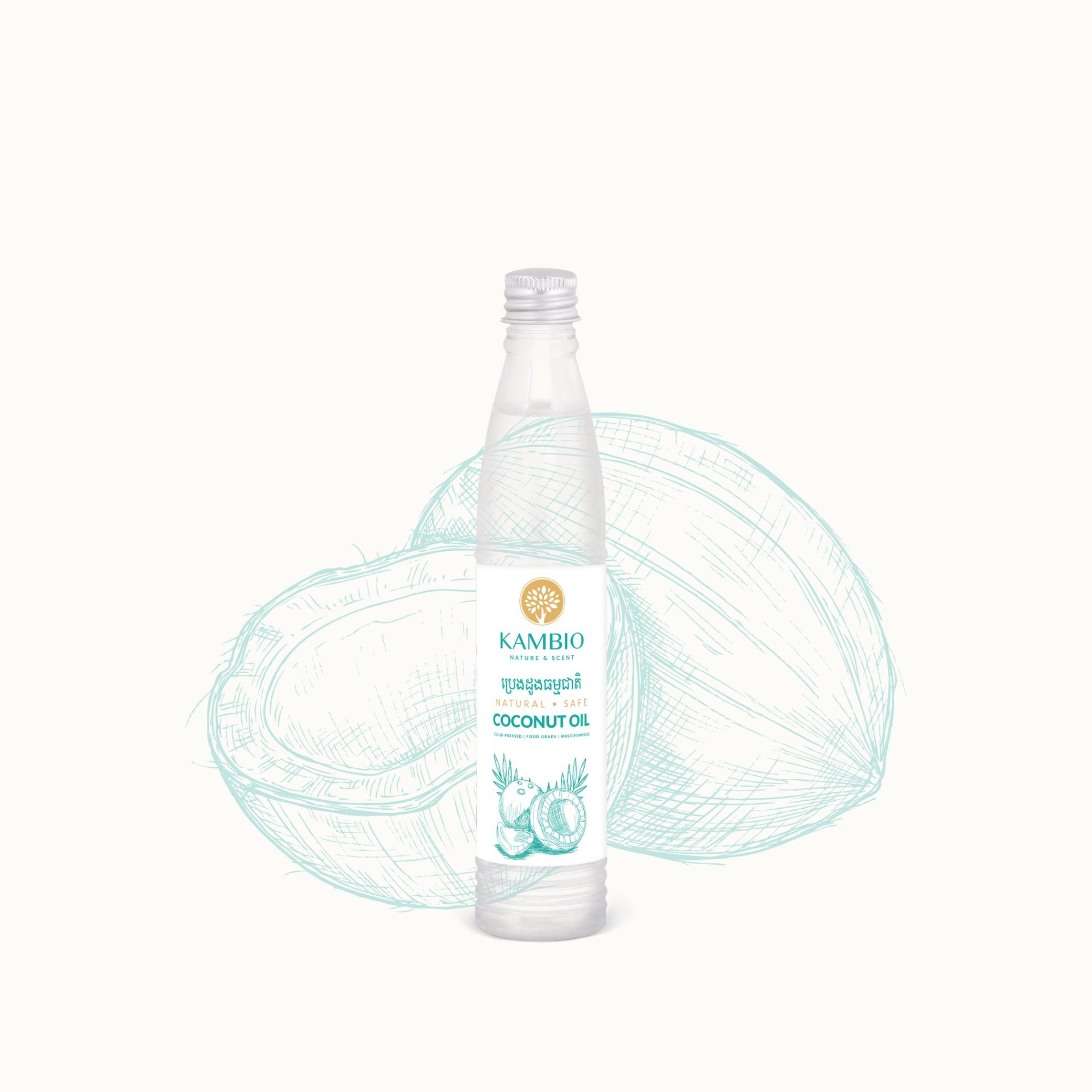 Extra virgin coconut oil 100ml kambio nature